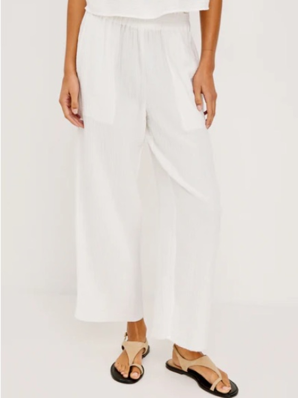 Rails Leon Cropped 100% organic cotton pants size XS